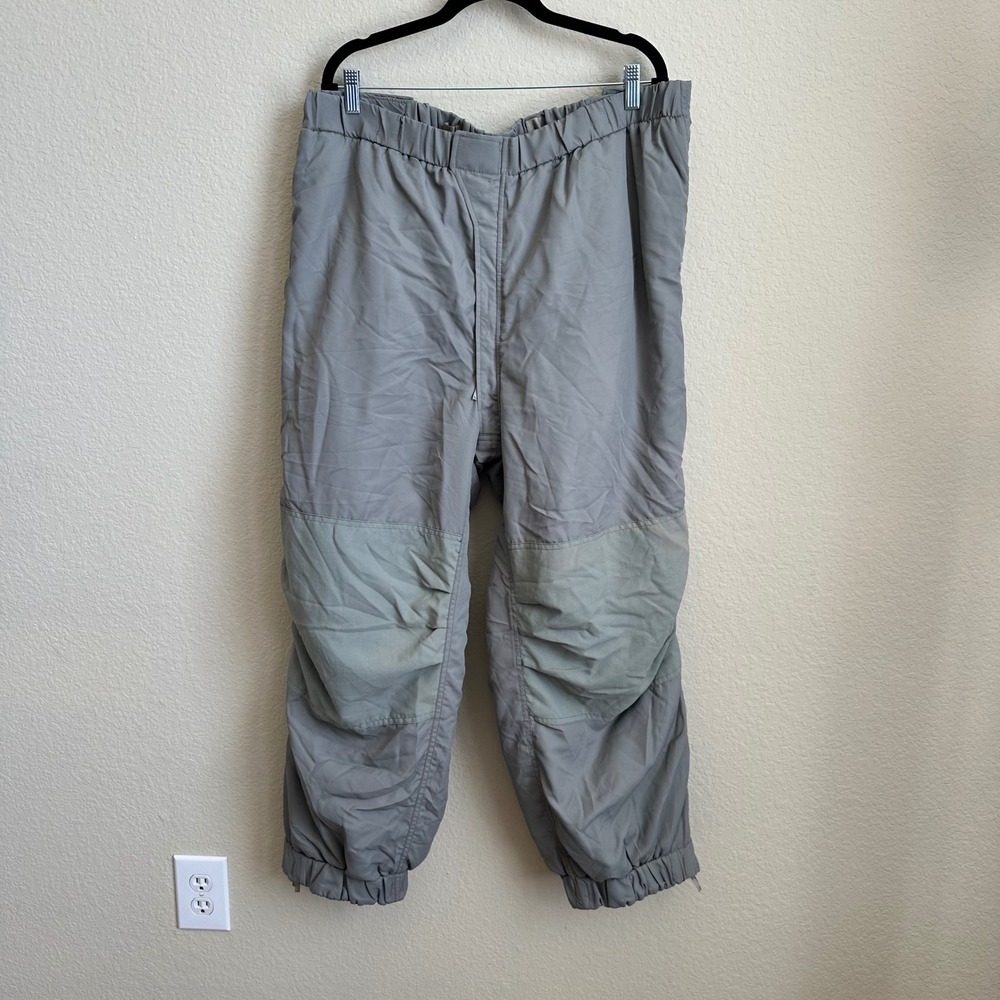 US Military ECWCS Gen III Extreme Cold Weather Trousers Grey Large Regular